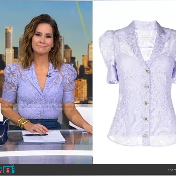 Zimmermann High Tide Lace Shirt - Picture 3 of 16